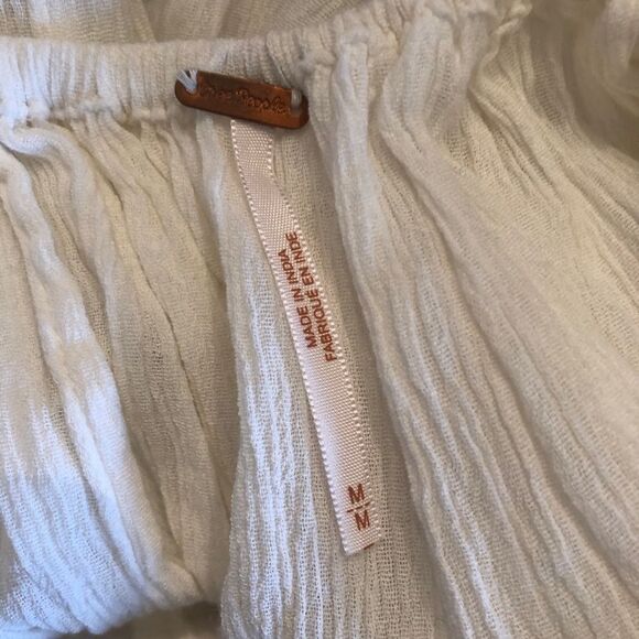 Free People Tank Top Dressy Tie Back sz M - Picture 7 of 8